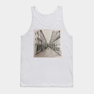 Rainy Street in Spain Tank Top